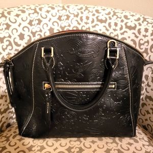 Dooney and Bourke Satchel Disney Black Embossed